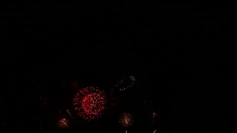 4K clip Beautiful Firework display Stock Footage 152443962