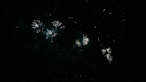 4K clip Beautiful Firework display Stock Footage 161876315