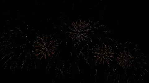 4K clip Beautiful Firework display Stock Footage 161876861