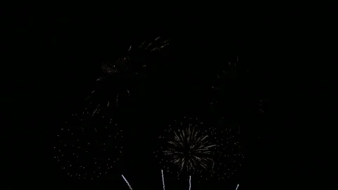 4K clip Beautiful Firework display Stock Footage 167213340