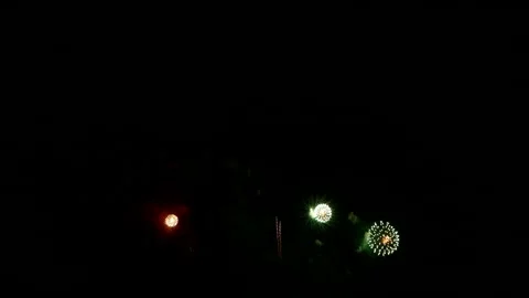 4K clip Beautiful Firework display Stock Footage 169077350