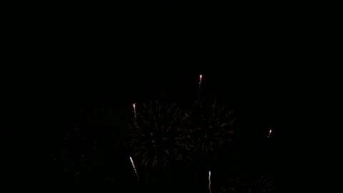 4K clip Beautiful Firework display Stock Footage 169079090