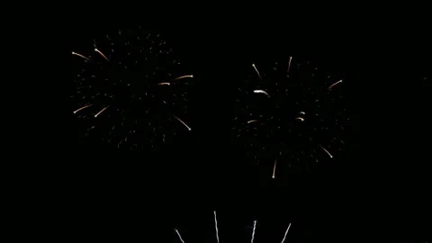 4K clip Beautiful Firework display Video stock 221741927