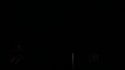 4K clip Beautiful Firework display Stock Footage 250737430