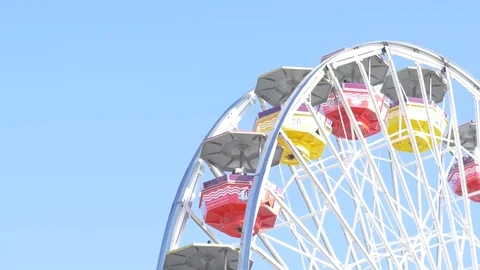 4K Clip of Ferris Wheel Stock Footage 74305664