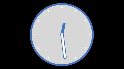 4k clock animation Vídeos de archivo 36151884