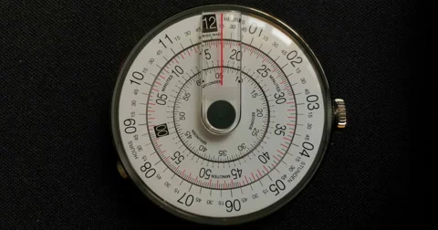 4K Clock black background time-lapse Stock Footage 67345218