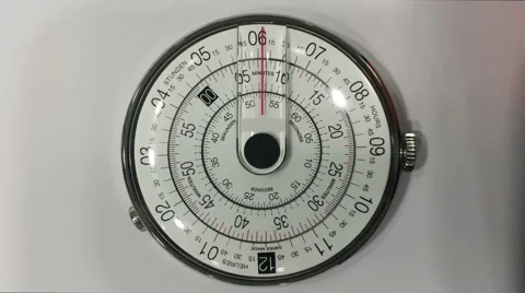 4K Clock. White background Stock Footage 67240281