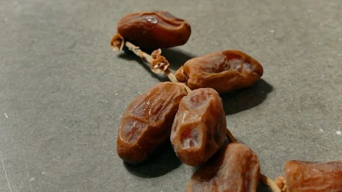 4K, close up dolly, palm dates fruit Stock Footage 78047094