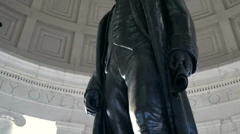 4k Close-up of Thomas Jefferson Statue Video stock 67764266