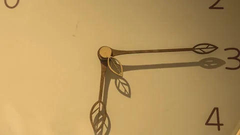 4K Close Up Time Lapse Clock Every Second Counts Video stock 347205222
