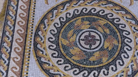 4K Closeup of Breathtaking Mosaic Tile Stock-Footage 109380529