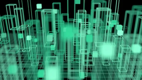 4K Cloud Computing Storage Concept. Stock Footage