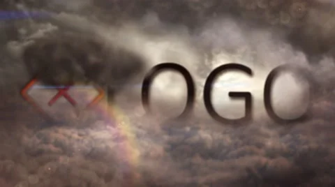 4k Cloud Logo Intro / Reveal Стоковые After Effects