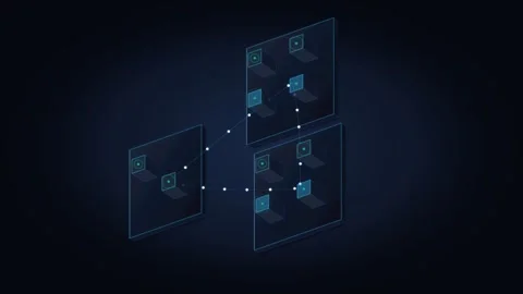 4K Cloud Serverless Network Infrastructure and DevOps Topology Loop 스톡 동영상 344640001