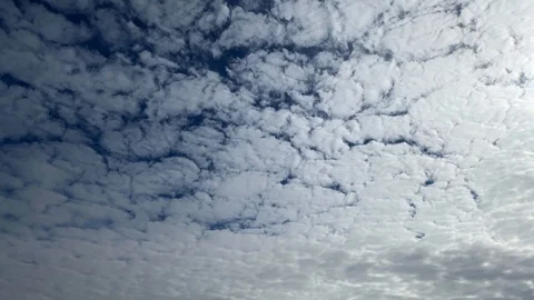 4k Clouds Hyperlapse with Clear Sky Stock Footage 123139578