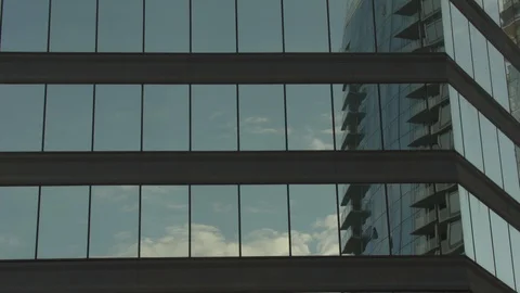 4K Clouds Moving Reflection Window Artsy Unique Timelapse Stock Footage 90625728