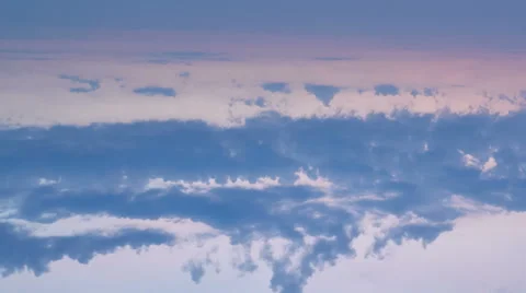 4K. Clouds moving in the sky. Time-lapse. 스톡 동영상 61090258