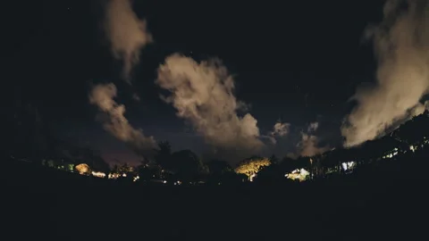 4K Clouds over beach timelapse, Bali Stock Footage 267602363