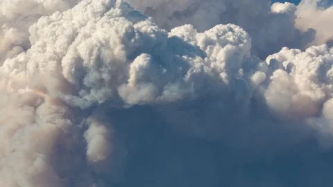 4k Clouds of smoke exploding time lapse Stock Footage 137426422