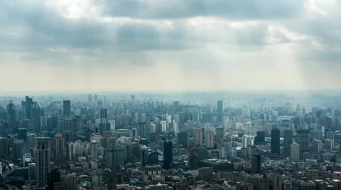 4k Cloudy Sun beams Stock Footage 41828144