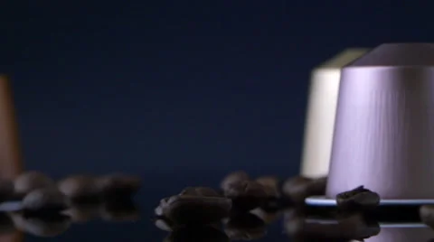 4K coffee capsules design Stock Footage 46935836