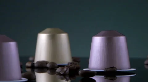 4K coffee macro studio shot Stock Footage 46935480