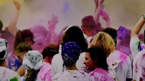4k Color Run, Stock Footage 89847974