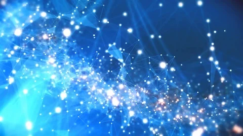 4K Colored Plexus Abstract Background Stock-Footage 72648716