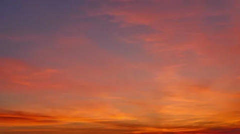 4K. Colored sun sets on the horizon. Time-lapse. Stock Footage 61091433