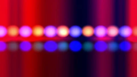 4k Colorful Bokeh Lights Array Bars Moving Animation Background Stock Footage 301569895