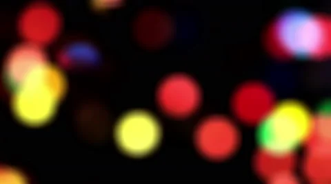 4K Colorful Bokeh Lights Background Stock Footage 45201623