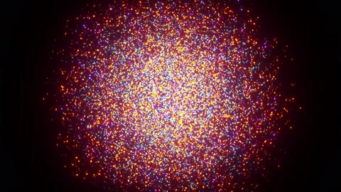 4k Colorful Exploding Neon Confetti Vídeos de archivo 138652431