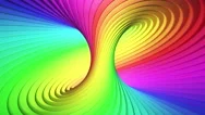 4K. Colorful Hypnotic Stripes. Seamless Looping. Stock Footage