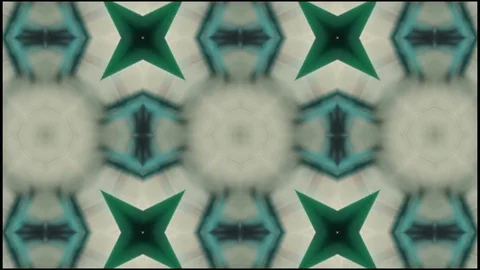 4K Colorful looping kaleidoscope sequence. Abstract motion graphics background Stock Footage 74687399