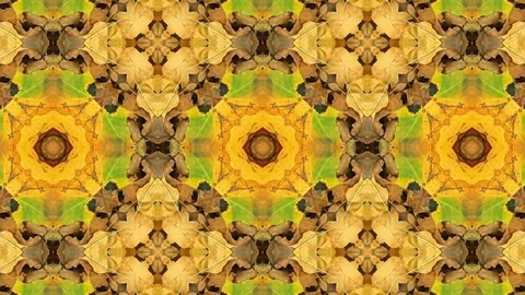 4K Colorful looping kaleidoscope sequence. Abstract motion graphics background Vidéo 74726234