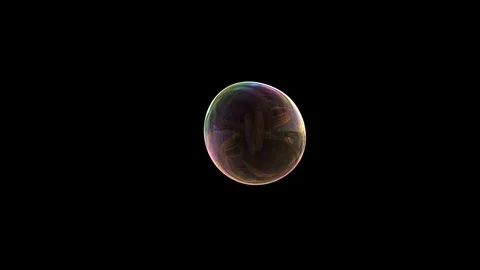 4k colorful motion background, soap bubble Stock Footage 121811862