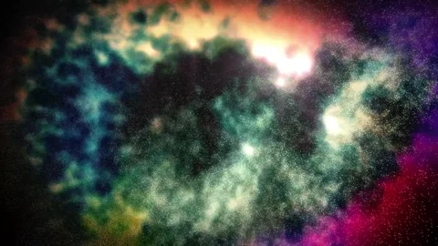 4k Colorful Nebula Cloud Motion Background Stock Footage 328548196