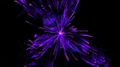 4k Colorful Particles Explosion. Motion Background. Colorful glitter particles Stock Footage 304219274
