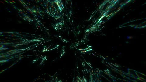 4k Colorful Particles Explosion. Motion Background. Colorful glitter particles Stock Footage 304219878