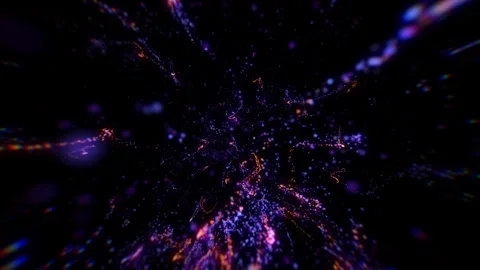 4k Colorful Particles Explosion. Motion Background. Colorful glitter particles Stock Footage 304219919