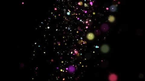 4k Colorful Particles Explosion. Motion Background. Colorful glitter particles Stock Footage 304220722