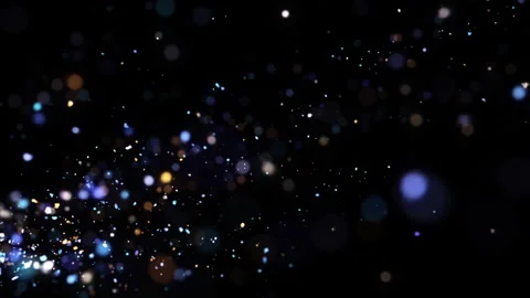 4k Colorful Particles Explosion. Motion Background. Colorful glitter particles Stock Footage 304220743