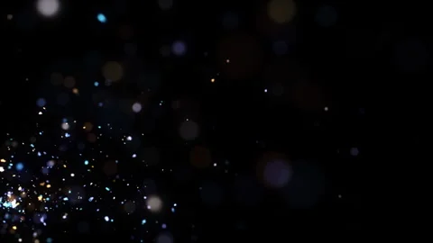 4k Colorful Particles Explosion. Motion Background. Colorful glitter particles Stock Footage 304220777