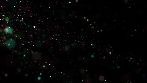 4k Colorful Particles Explosion. Motion Background. Colorful glitter particles Stock Footage 304220836