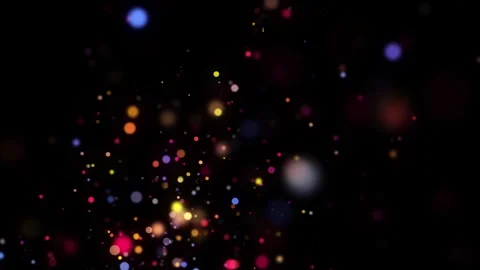 4k Colorful Particles Explosion. Motion Background. Colorful glitter particles Stock Footage 304220903