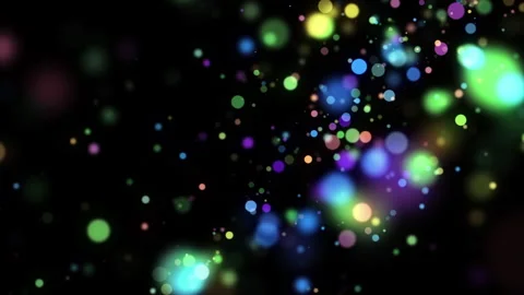 4k Colorful Particles Explosion. Motion Background. Colorful glitter particles Stock Footage 304220916