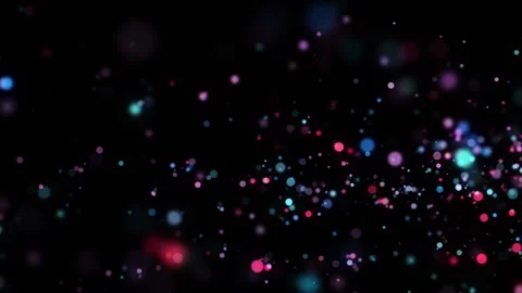 4k Colorful Particles Explosion. Motion Background. Colorful glitter particles Stock Footage 304220933