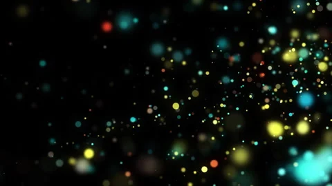 4k Colorful Particles Explosion. Motion Background. Colorful glitter particles Stock Footage 304220962