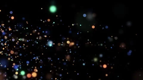 4k Colorful Particles Explosion. Motion Background. Colorful glitter particles Stock Footage 304221013